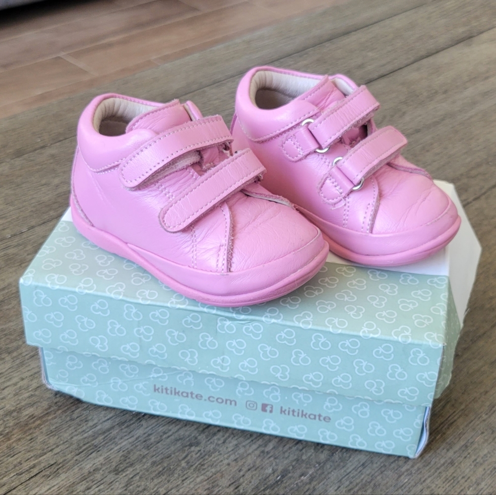Pink baby girl shoes size 5